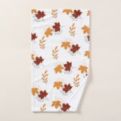 Ensemble de serviettes de bain Motif Feuille orang (Serviette à main)