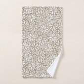Ensemble de serviettes de bain Motif Floral Bloom (Serviette à main)