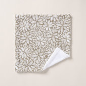 Ensemble de serviettes de bain Motif Floral Bloom (Gant de toilette)