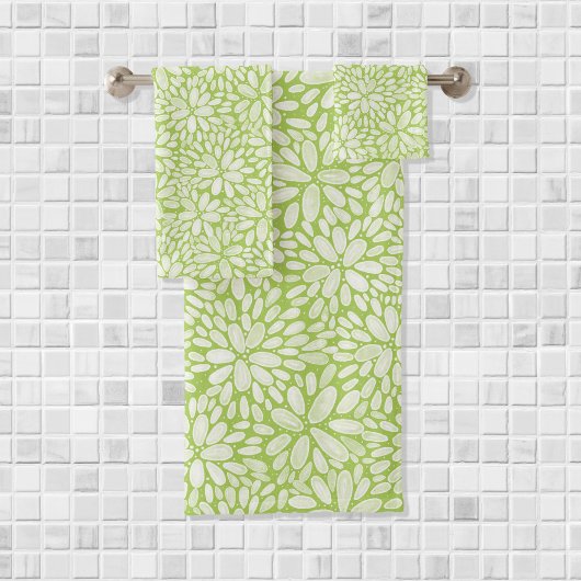 Ensemble de serviettes de bain Motif Floral Bloom