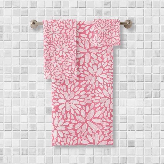 Ensemble de serviettes de bain Motif Floral Bloom