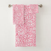Ensemble de serviettes de bain Motif Floral Bloom (En situation)