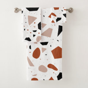 Ensemble de serviettes de bain Motif géométrique A