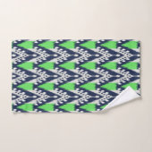 Ensemble de serviettes de bain Motif Ikat (Serviette à main)
