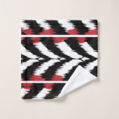 Ensemble de serviettes de bain Motif Ikat (Gant de toilette)