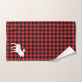 Ensemble de serviettes de bain Motif Moose Buffalo (Serviette à main)