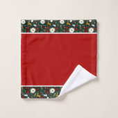 Ensemble de serviettes de bain motif Noël (Gant de toilette)