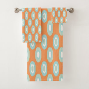 Ensemble de serviettes de bain Motif Orange Aquama