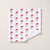 Ensemble de serviettes de bain Motif père Noël Pai (Gant de toilette)