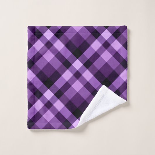 Ensemble de serviettes de bain Motif Plum violet m (Gant de toilette)