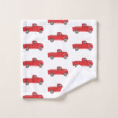 Ensemble de serviettes de bain Motif rétro de cami (Gant de toilette)