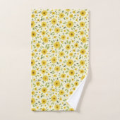 Ensemble de serviettes de bain Motif Sunflower (Serviette à main)