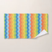 Ensemble de serviettes de bain Motif Vagues multic (Serviette à main)