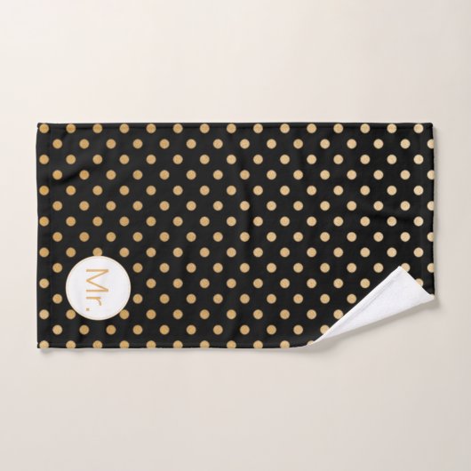 Ensemble de serviettes de bain Mr & Mrs, couleurs (Serviette à main)