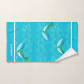 Ensemble de serviettes de bain Nautical Turquoise (Serviette à main)