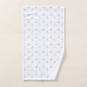 Ensemble de serviettes de bain nautiques à l'ancre (Serviette à main)