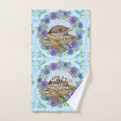 Ensemble de serviettes de bain Oiseau Dans Nid (Serviette à main)