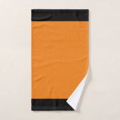 Ensemble De Serviettes De Bain Orange Et Black Spo (Serviette à main)