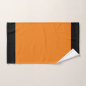 Ensemble De Serviettes De Bain Orange Et Black Spo (Serviette à main)