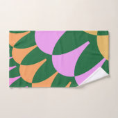 Ensemble de serviettes de bain Orange Green Scales (Serviette à main)