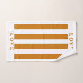 Ensemble de serviettes de bain - Orange&White (Serviette à main)