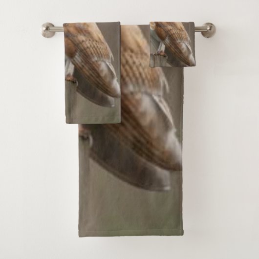 Ensemble de serviettes de bain Owl (En situation)
