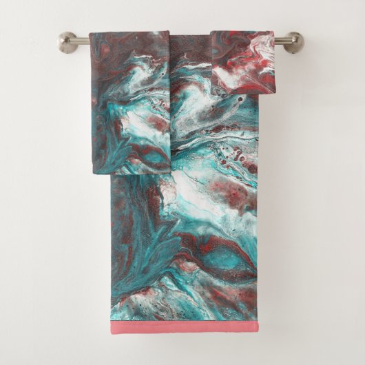 Ensemble de serviettes de bain Pacific Boils Over (En situation)