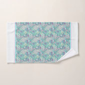 Ensemble de serviettes de bain paisley bleu vintag (Serviette à main)