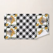 Ensemble de serviettes de bain panier de tournesol (Serviette à main)