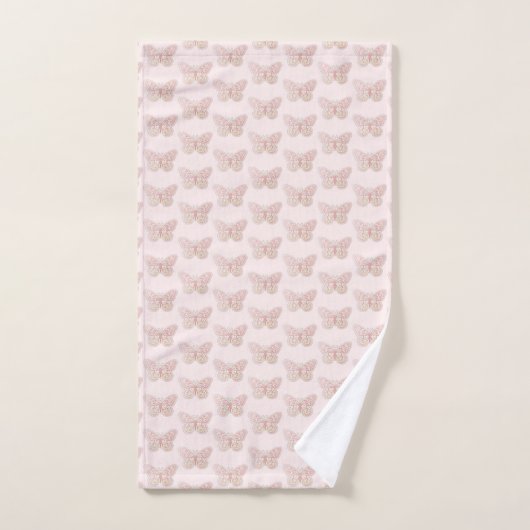 Ensemble de serviettes de bain papillon (Serviette à main)