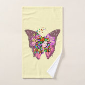 Ensemble de serviettes de bain papillon (Serviette à main)