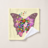 Ensemble de serviettes de bain papillon (Gant de toilette)