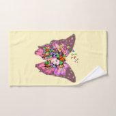 Ensemble de serviettes de bain papillon (Serviette à main)