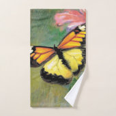 Ensemble de serviettes de bain Papillon de printem (Serviette à main)