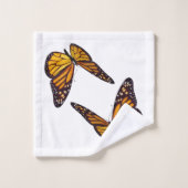 Ensemble de serviettes de bain - Papillons Monarch (Gant de toilette)