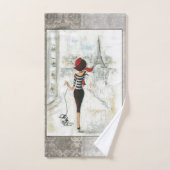 Ensemble de serviettes de bain Paris France (Serviette à main)