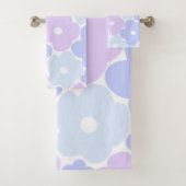 Ensemble de serviettes de bain Pastel Floral (En situation)