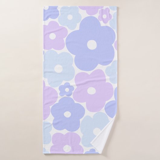 Ensemble de serviettes de bain Pastel Floral (Serviette de bain)