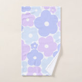 Ensemble de serviettes de bain Pastel Floral (Serviette à main)