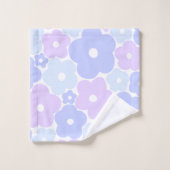 Ensemble de serviettes de bain Pastel Floral (Gant de toilette)