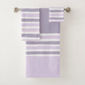 Ensemble De Serviettes De Bain Pastel Stripes (En situation)