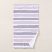 Ensemble De Serviettes De Bain Pastel Stripes (Serviette à main)