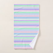Ensemble De Serviettes De Bain Pastel Stripes (Serviette à main)