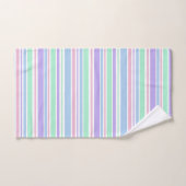 Ensemble De Serviettes De Bain Pastel Stripes (Serviette à main)