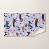 Ensemble de serviettes de bain Patriotique Basset (Serviette à main)