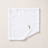 Ensemble de serviettes de bain peint en girafe (Gant de toilette)