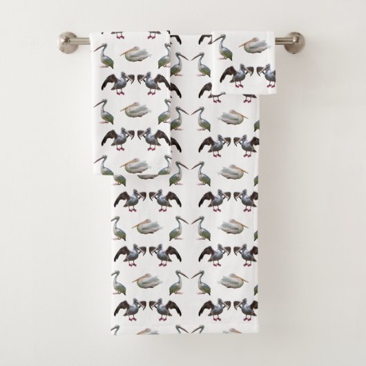 Ensemble de serviettes de bain Pelican Frenzy (En situation)