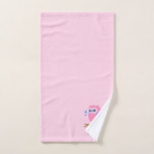 Ensemble de serviettes de bain personnalisé Chouet (Serviette à main)