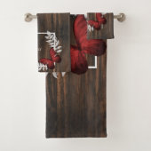 Ensemble de serviettes de bain personnalisées à pa (En situation)