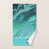 Ensemble de serviettes de bain personnalisées avec (Serviette à main)